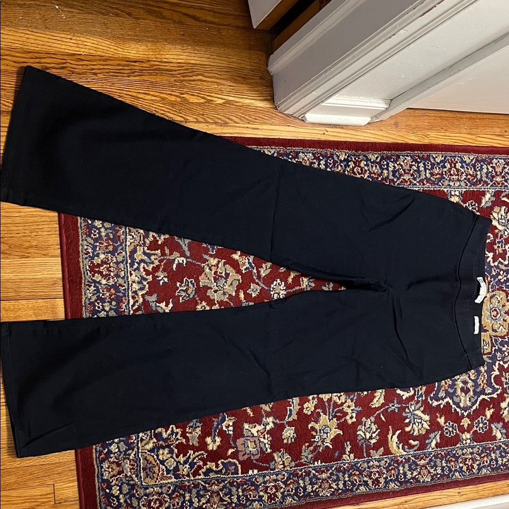 Blue Pull-on Flared pants